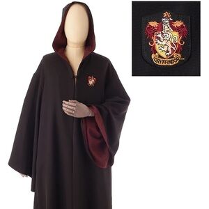 Gryffindor Hooded Cape - Black and Red